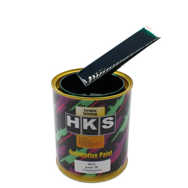 HK210 Verde precio de reparación de pintura de color superior de coche 2K