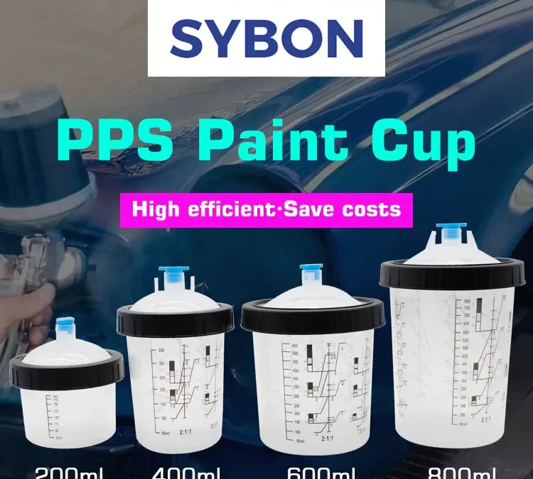 Logra Acabados Impecables en Pintura Automotriz con las Tazas PPS de SYBON