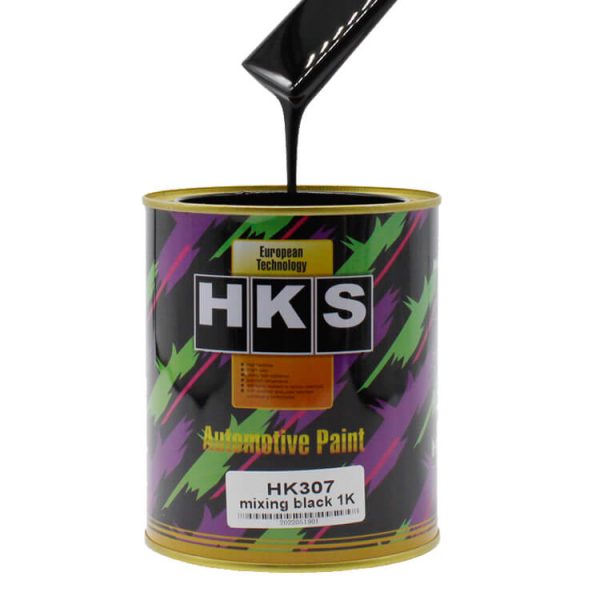 HK307 Mélanger le noir Peinture liquide pour voiture