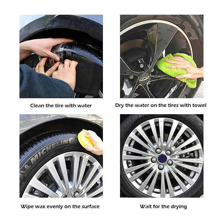 Acheter Spray de polissage brillant automatique de cire de polissage de pneu  de voiture