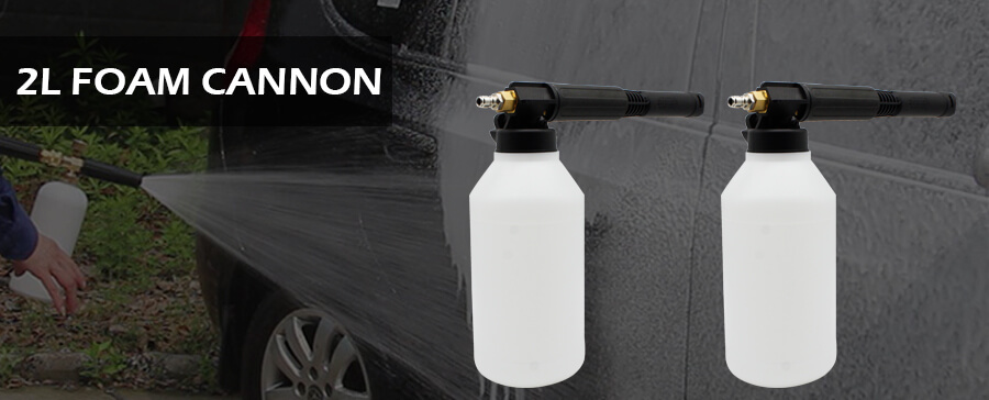 2L Car Wash Foam Spray Snow Foam Lance High Pressure Nozzle Car Wash Spray  Bottle Foam Generator Car Washer Accessories