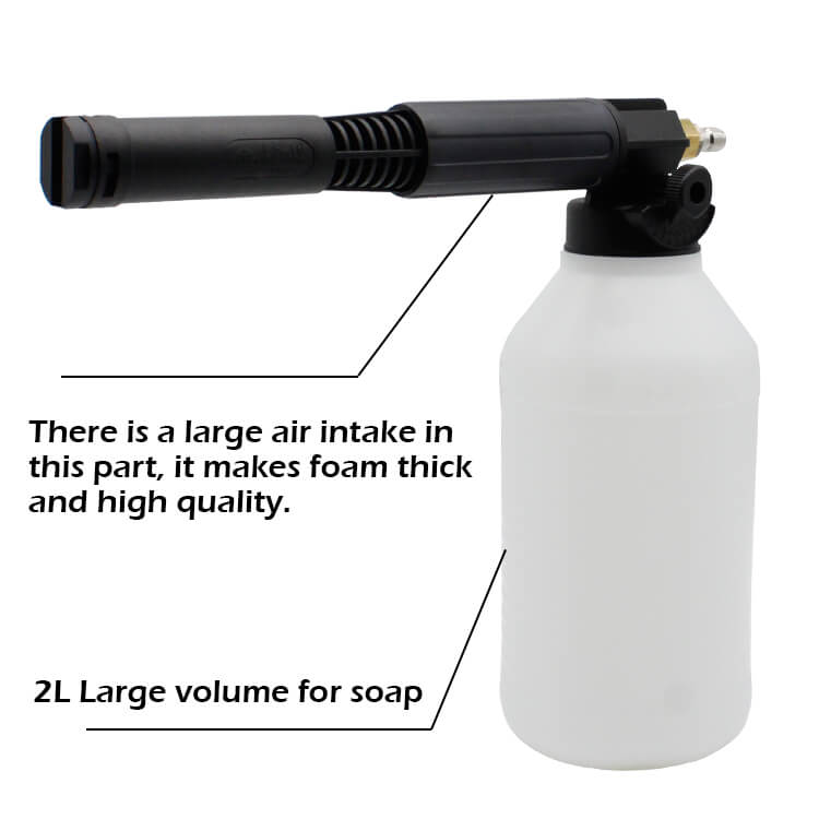 Car Cleaning Wash Pressure Washer Snow Foam Lance Cannon Sprayer Gun Soap  Bottle