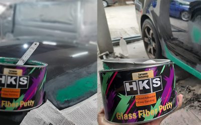 Achieve Perfect Automotive Surface Repairs with SYBON Glass Fibre Putty Filled