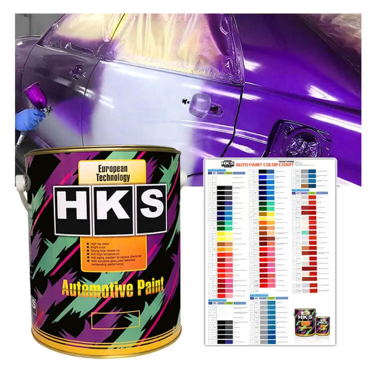 Auto Paint Supplier Repair Automotive Coating 1K Metallic Paint Acrylic  Varnish Automobile Paint for Used Cars - China 2K Solid Color, Varnish