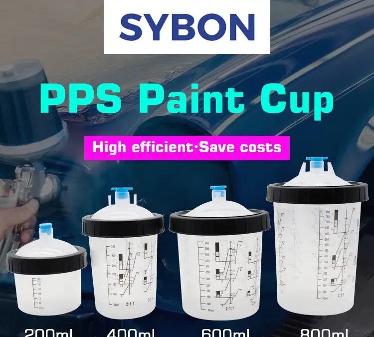 Revolutionizing Auto Body Shop Supplies: SYBON PPS Cups - Your Cost-Effective Alternative to 3M