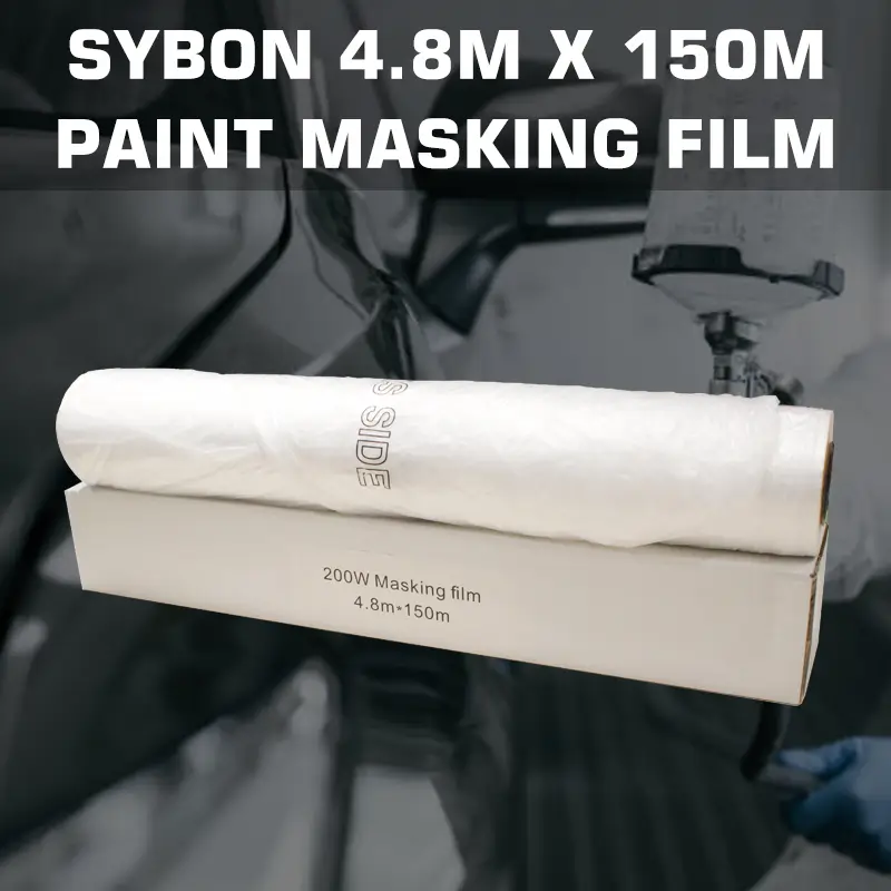 1717492987 Enhance Auto Repair Efficiency Recommend SYBONs 4.8m x 150m Paint Masking Film