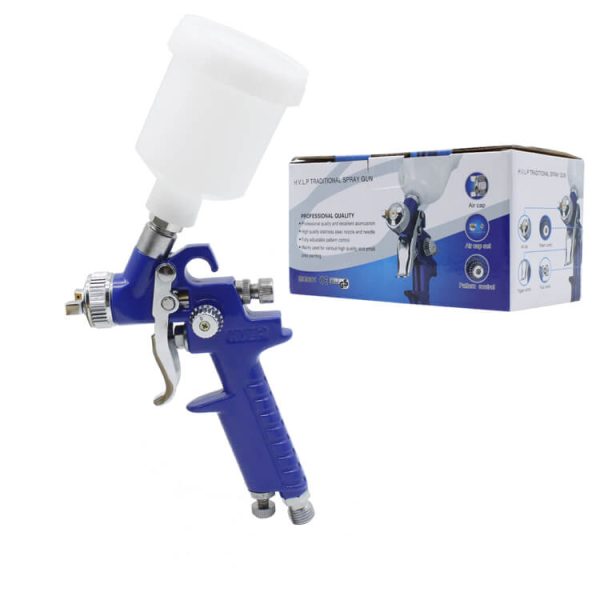 1726047444 HVLP Mini Spray Gun Air Paint Sprayer with 0.8 mm Nozzle 125 cc Capacity Cup Gravity Feed Spray Paint Gun