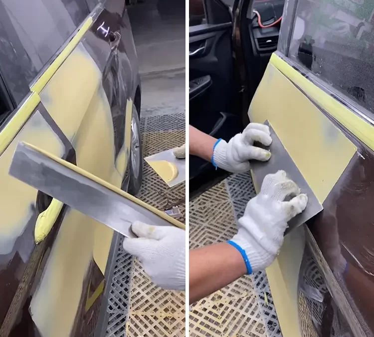 How to Mix Lightweight Body Filler for Professional Automotive Repairs