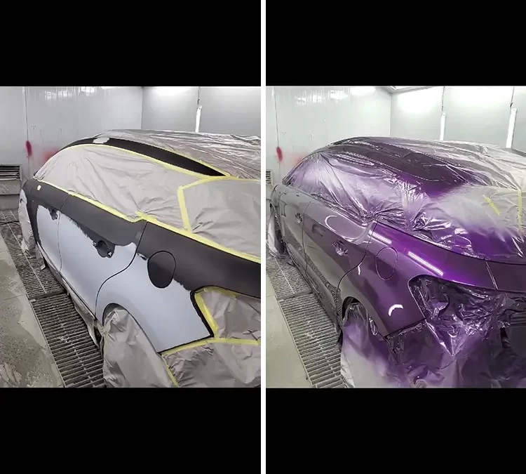 How Primer, Base Coat, and Clear Coat Work Seamlessly Together: SYBON’s Perfect Automotive Refinishing Solution