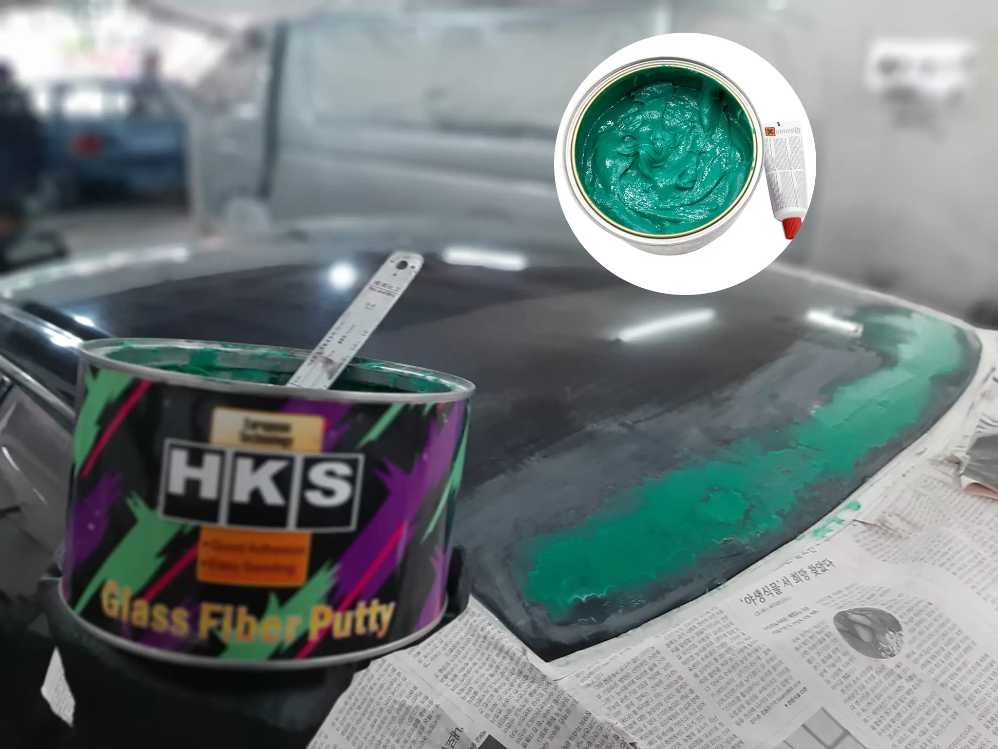 1735615476 Bondo Body Filler for Plastic SYBON HK016 Fiberglass Body Filler for Durable and Professional Repairs